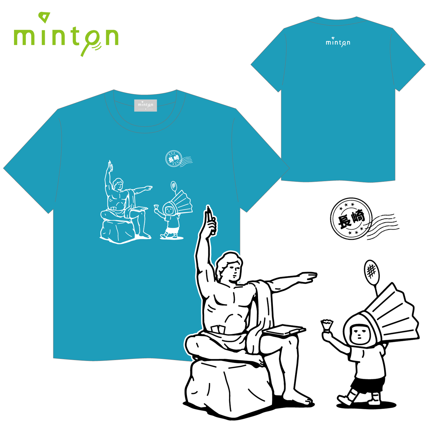minton ご当地Tシャツ (長崎)