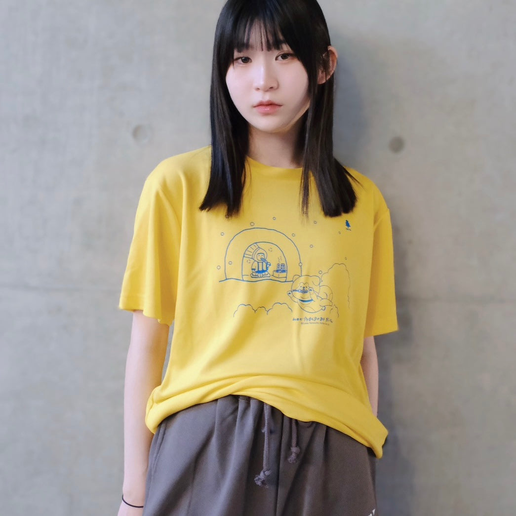 minton君&秋田犬たれみみだいちゃんコラボTシャツ(秋田)