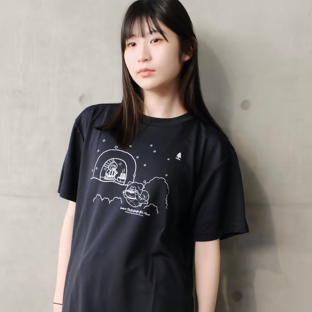 【現品限り】minton君&秋田犬たれみみだいちゃんコラボTシャツ(秋田)