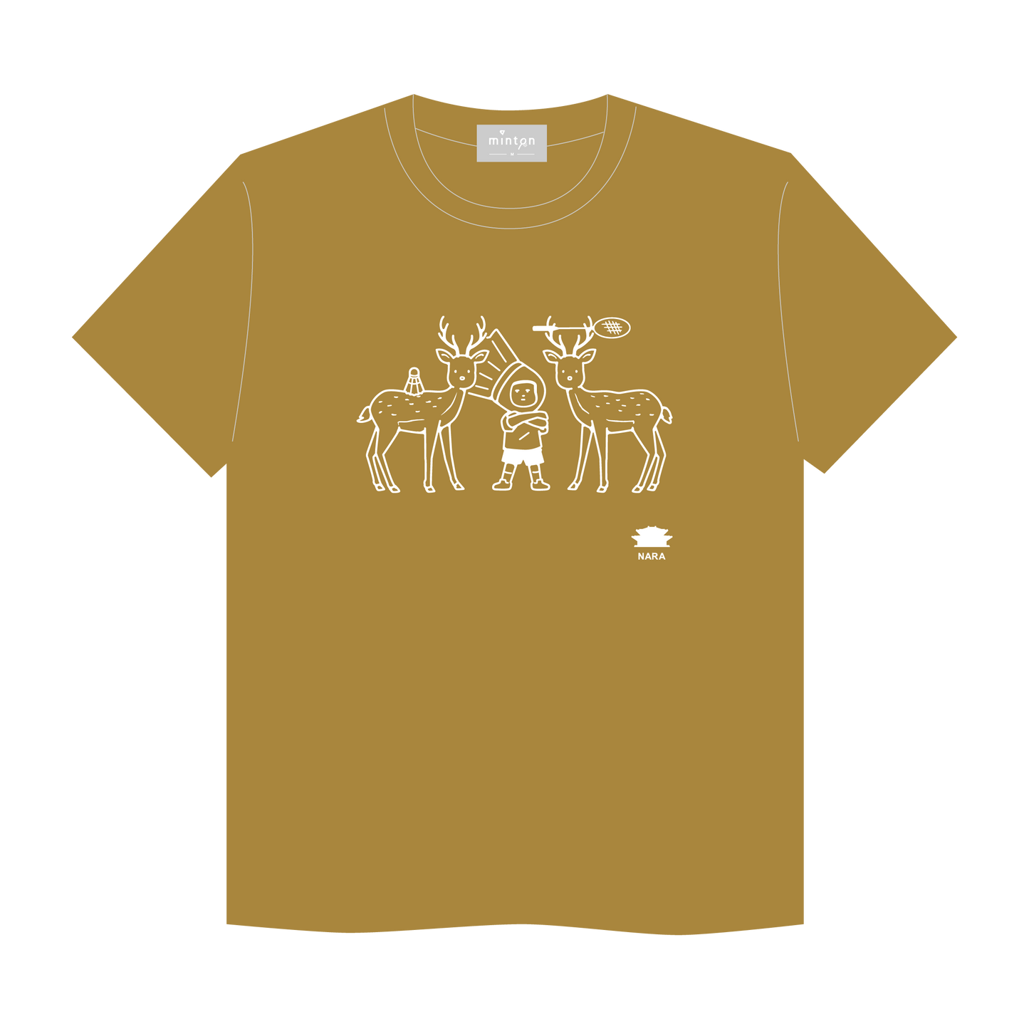 【セール対象商品】minton ご当地Tシャツ (奈良)