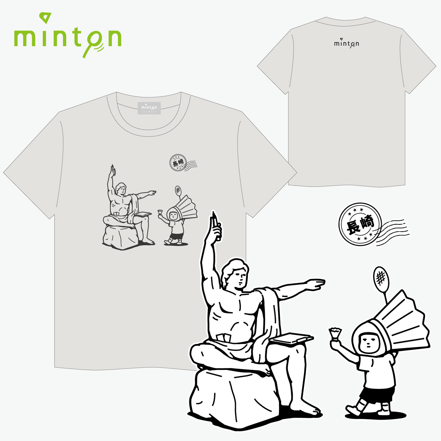 minton ご当地Tシャツ (長崎)