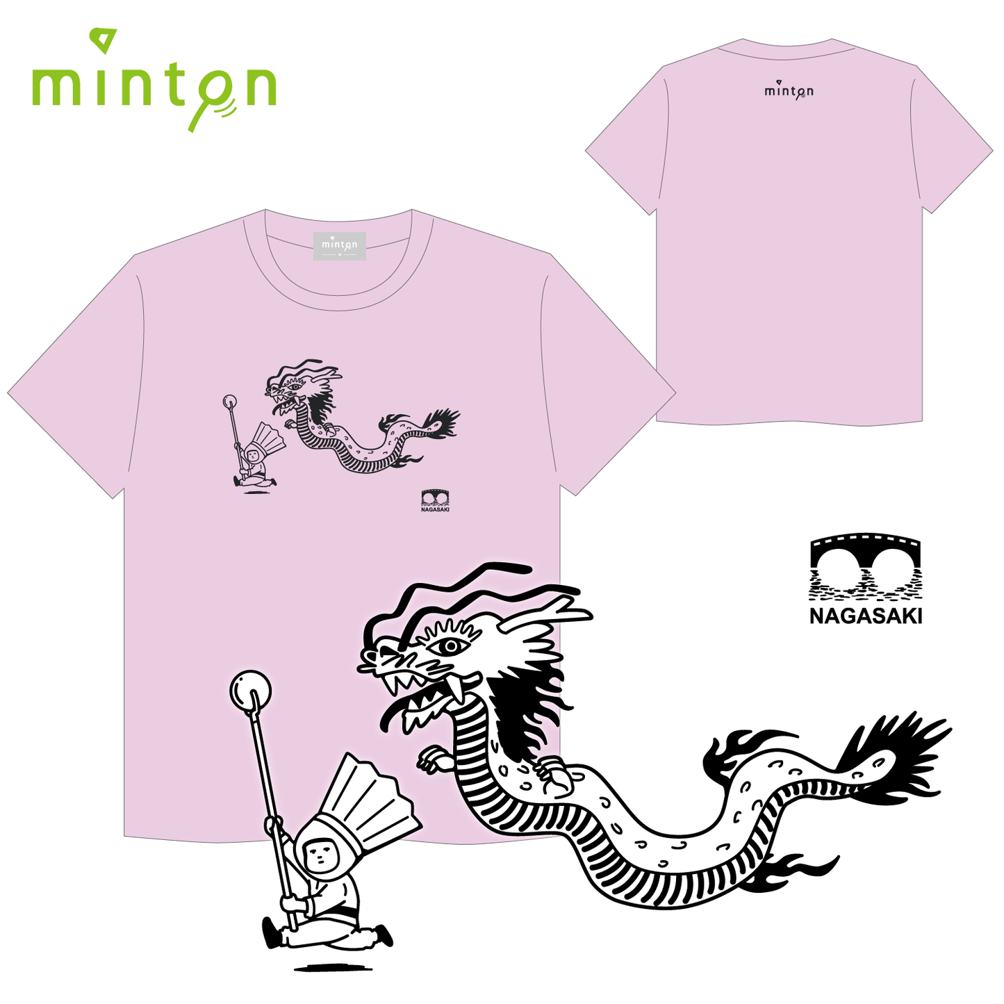 minton ご当地Tシャツ (長崎#2)