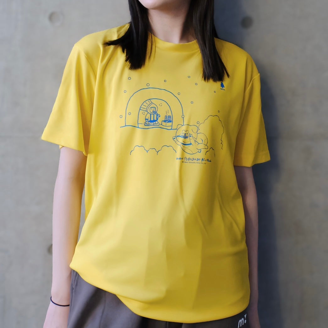 minton君&秋田犬たれみみだいちゃんコラボTシャツ(秋田)
