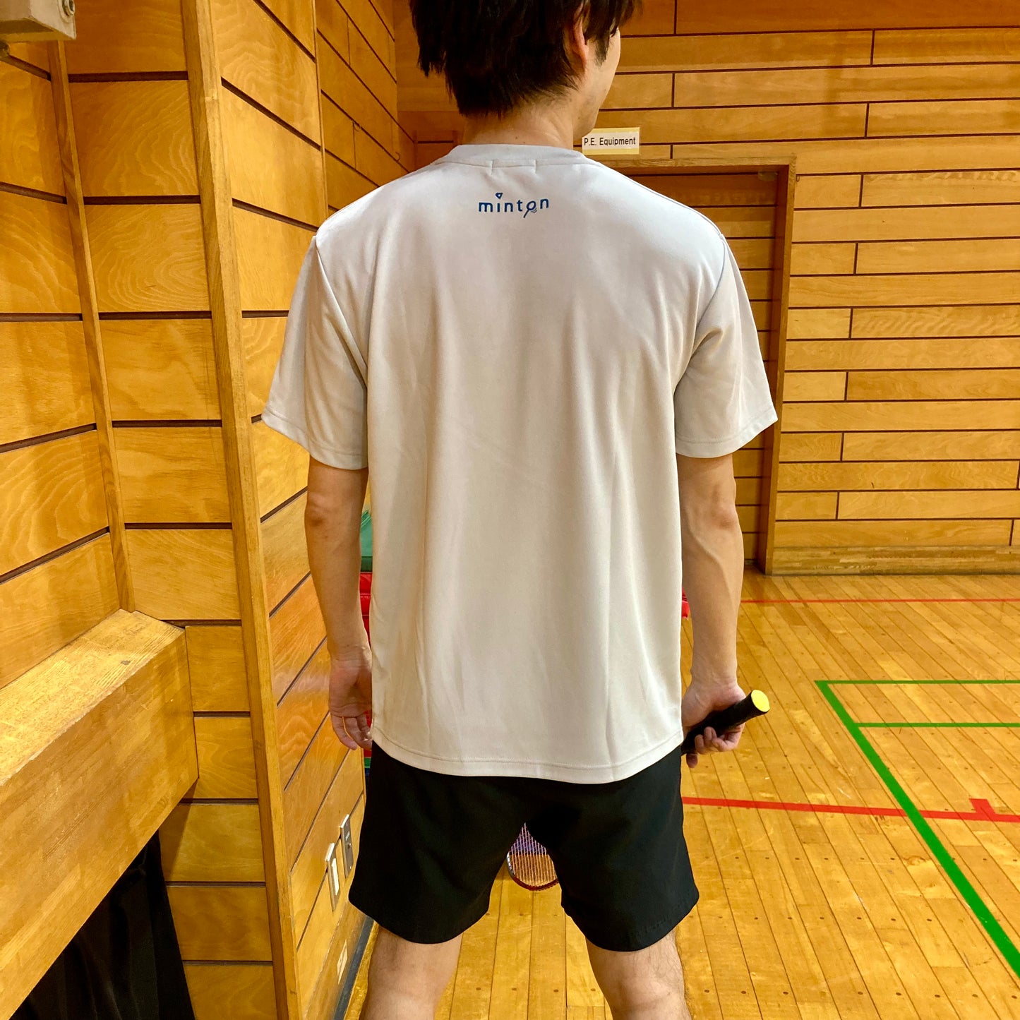 minton君&秋田犬たれみみだいちゃんコラボTシャツ(秋田)