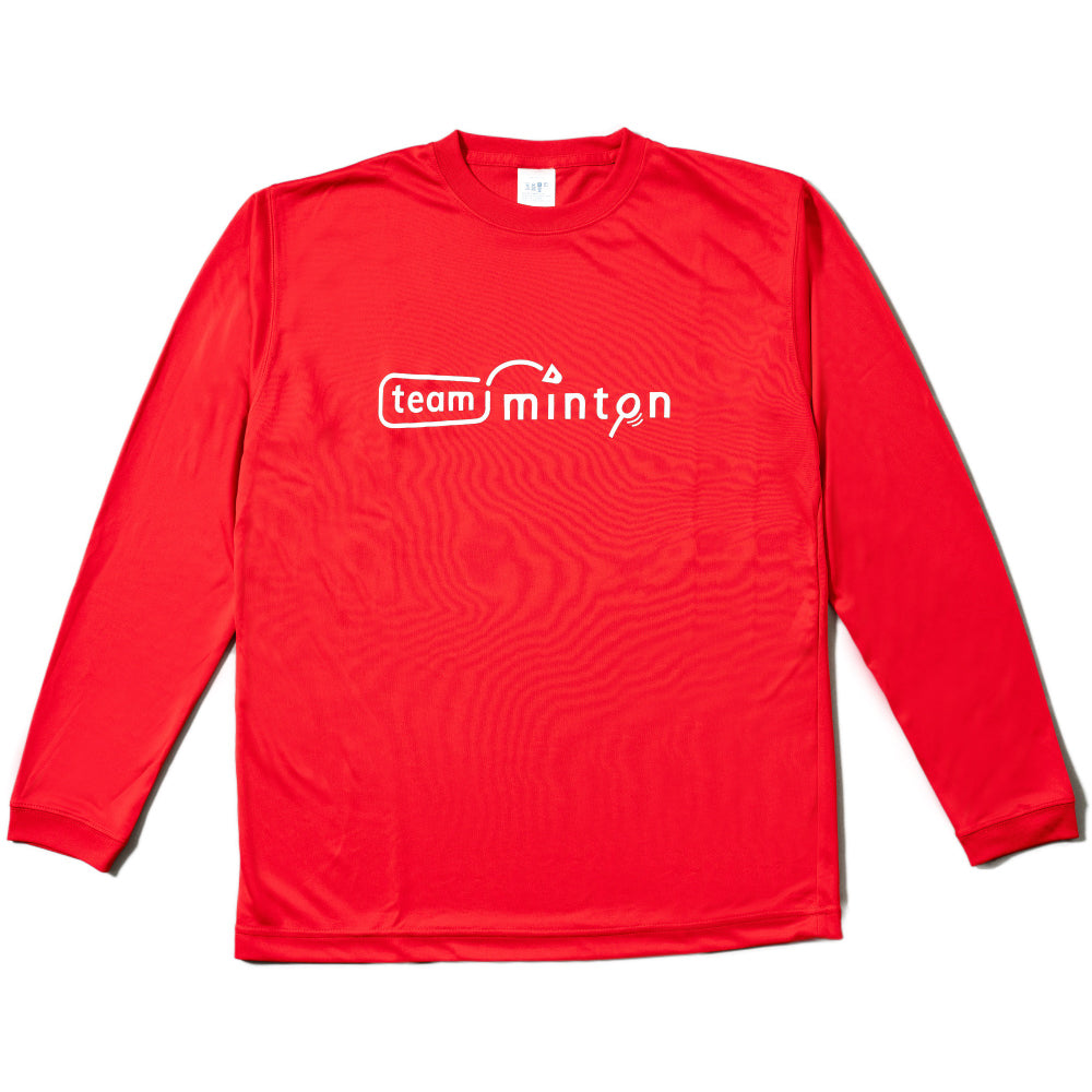 【売り尽くしセール対象】team-mintonロングスリーブTシャツ