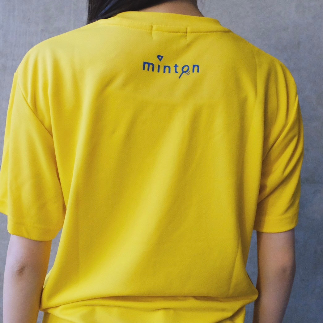 minton君&秋田犬たれみみだいちゃんコラボTシャツ(秋田)