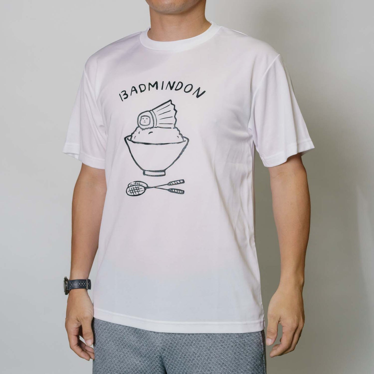 【セール対象商品】minton バドミン丼Tシャツ