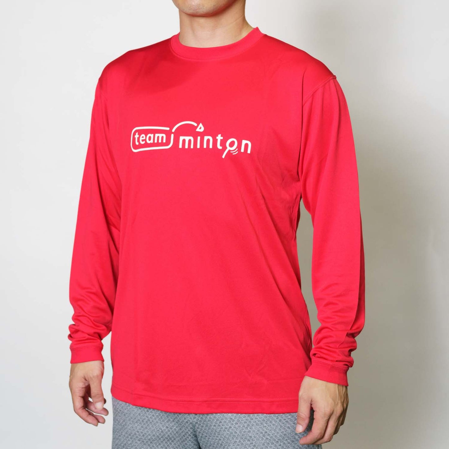 【売り尽くしセール対象】team-mintonロングスリーブTシャツ
