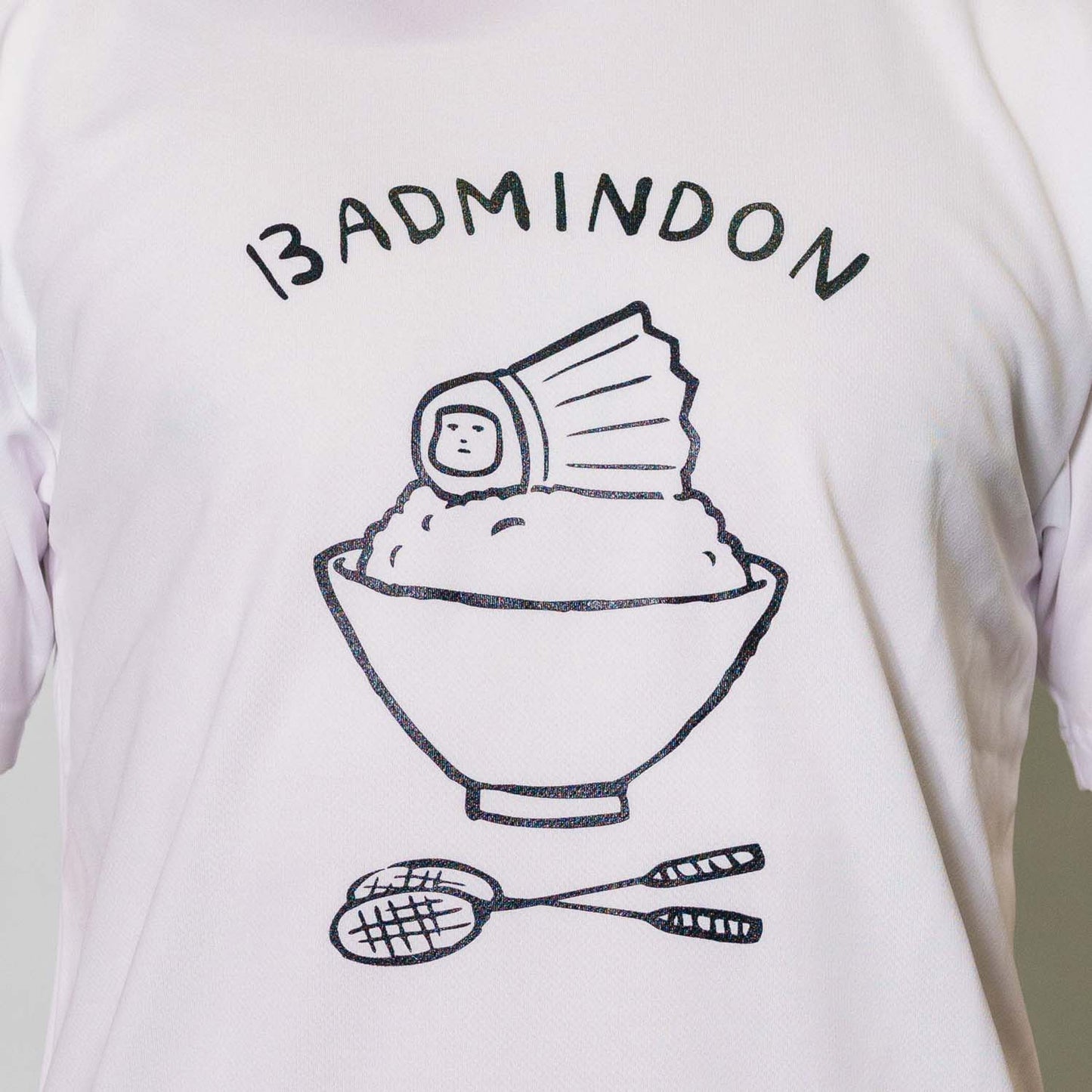 【セール対象商品】minton バドミン丼Tシャツ