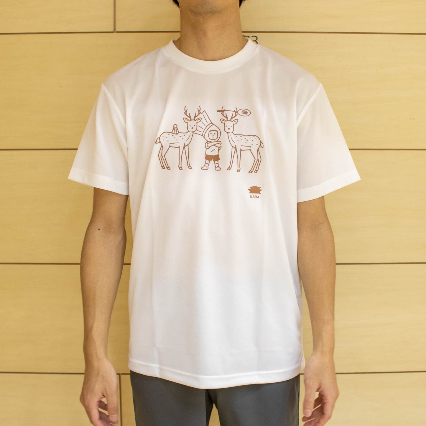 【セール対象商品】minton ご当地Tシャツ (奈良)