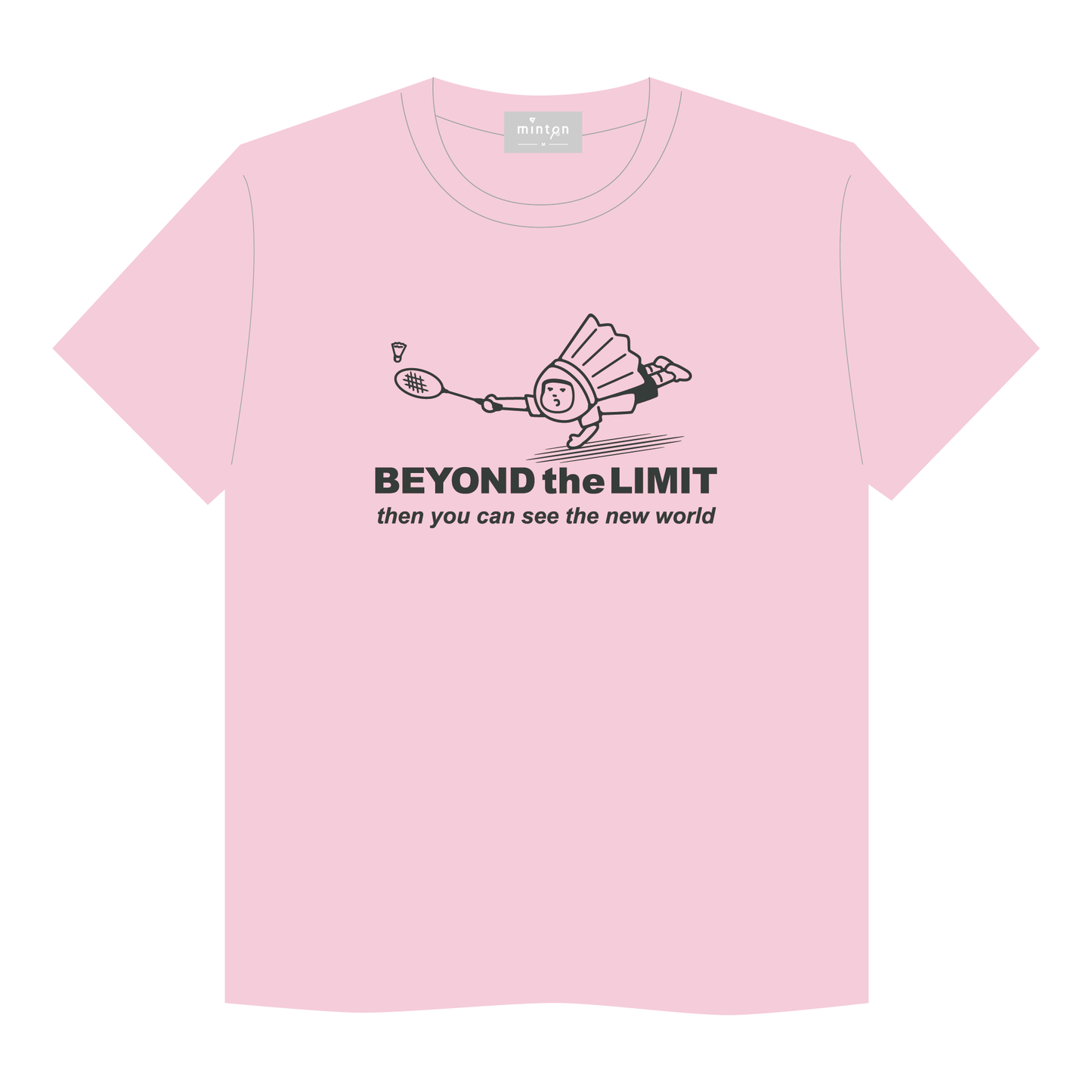 【セール対象商品】minton 限界突破Tシャツ