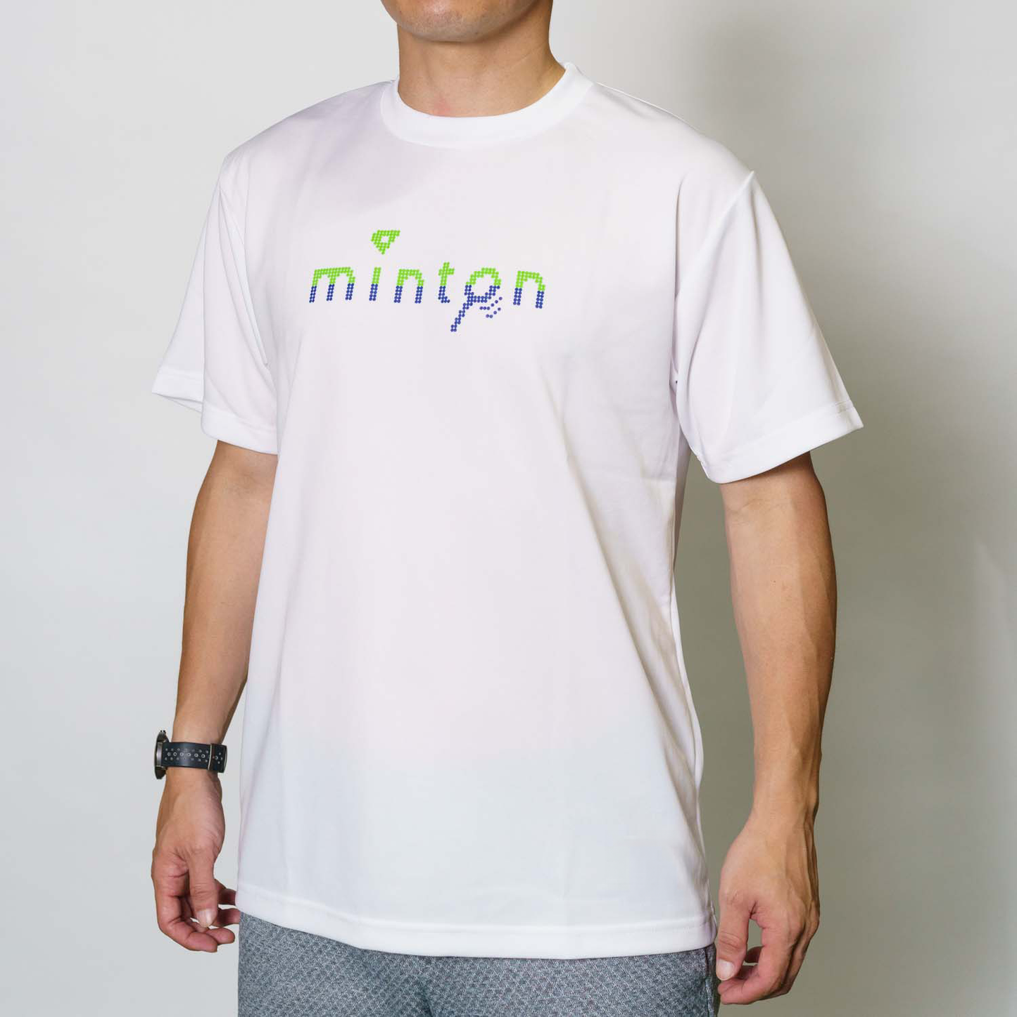 【セール対象商品】mintonドットロゴTシャツ