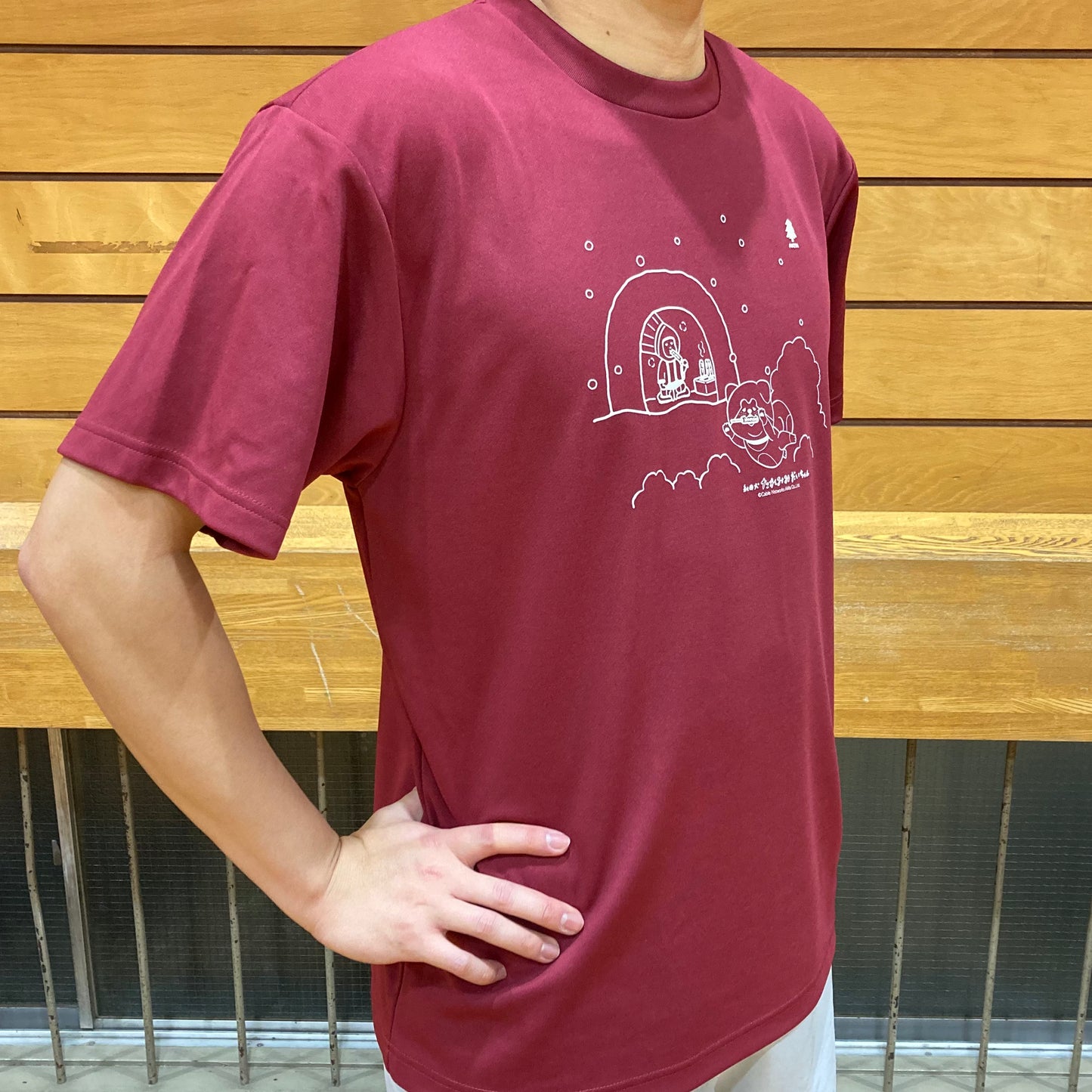 【現品限り】minton君&秋田犬たれみみだいちゃんコラボTシャツ(秋田)