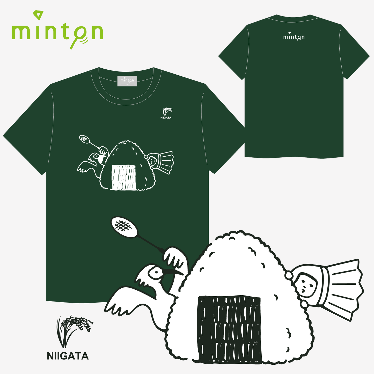 minton ご当地Tシャツ (新潟)