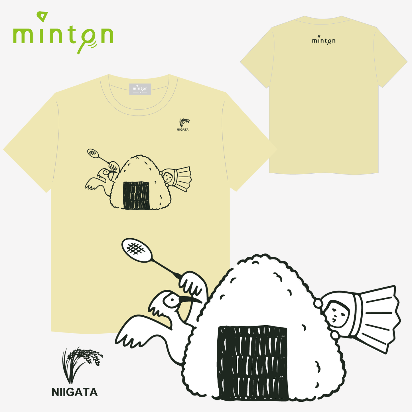 minton ご当地Tシャツ (新潟)