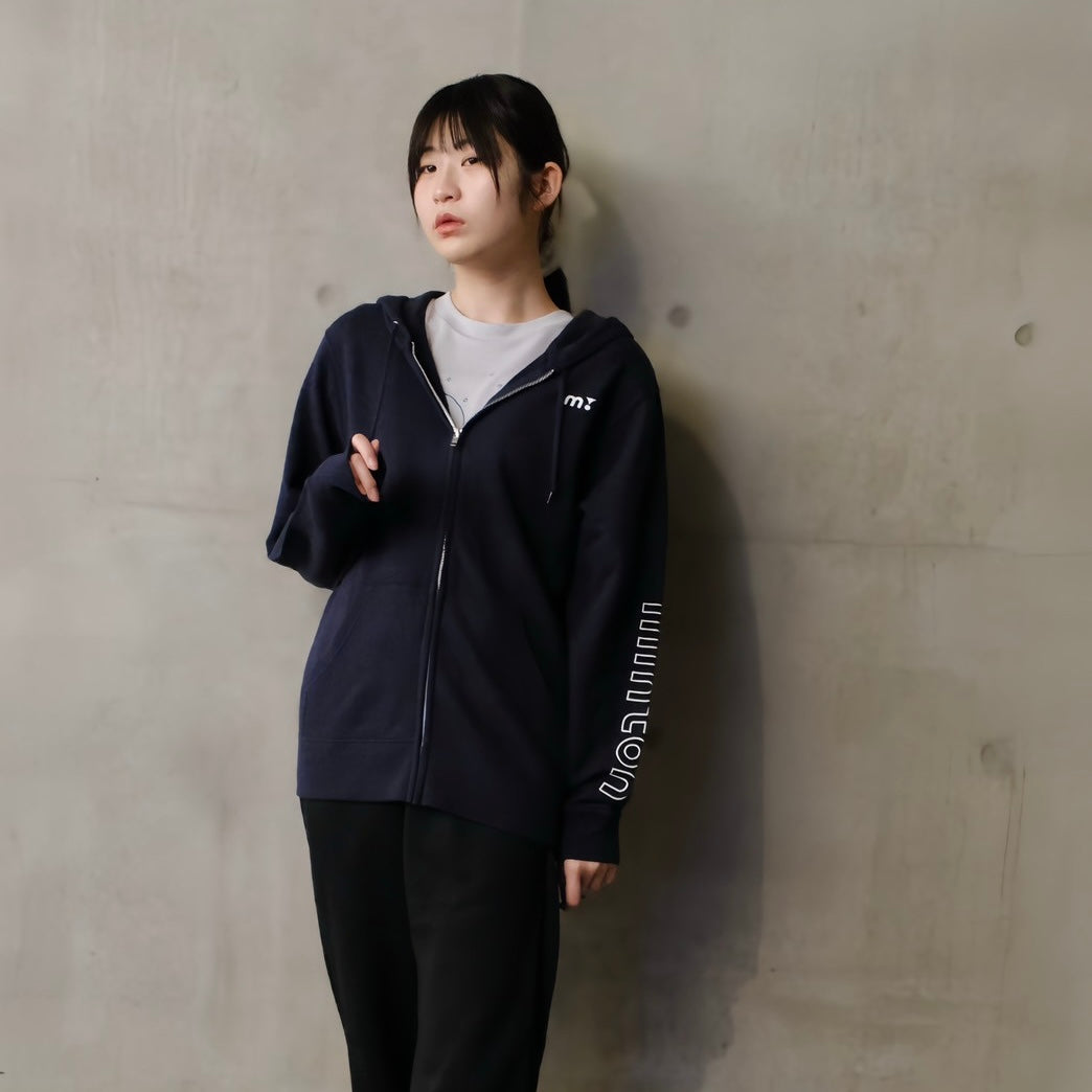 minton m!ジップパーカー