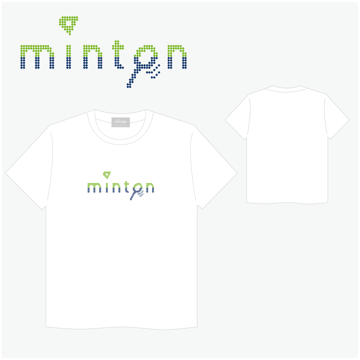 mintonドットロゴTシャツ