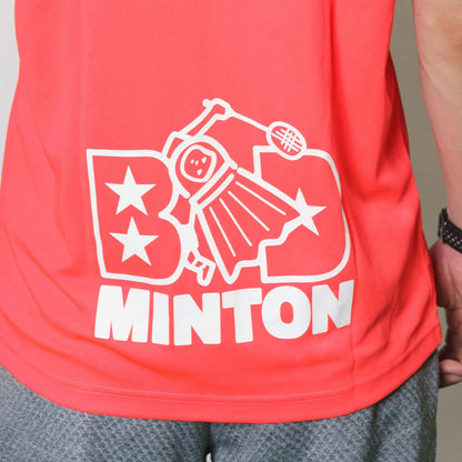 minton 背面スターTシャツ