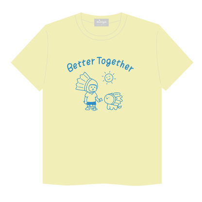 minton君＆はね丸Tシャツ