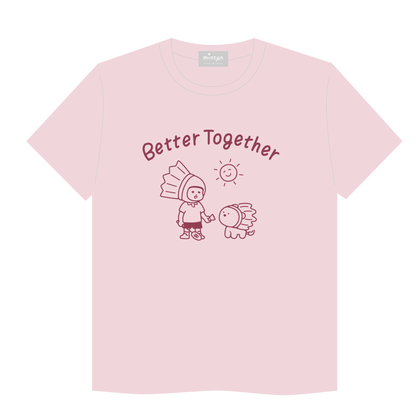 minton君＆はね丸Tシャツ